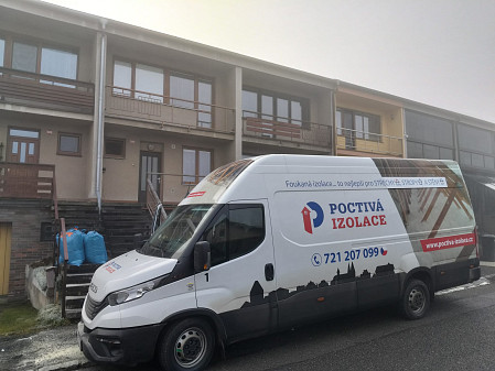 Izolace stropu zděného rodinného domu v Ledči nad Sázavou